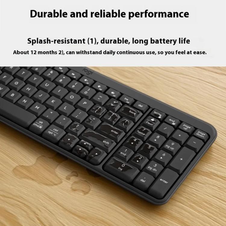 Logitech K251 Wireless Bluetooth Keyboard for Business Laptop Office use(Pink) - Wireless Keyboard by Logitech | Online Shopping UK | buy2fix