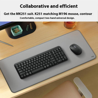 Logitech K251 Wireless Bluetooth Keyboard for Business Laptop Office use(White) - Wireless Keyboard by Logitech | Online Shopping UK | buy2fix