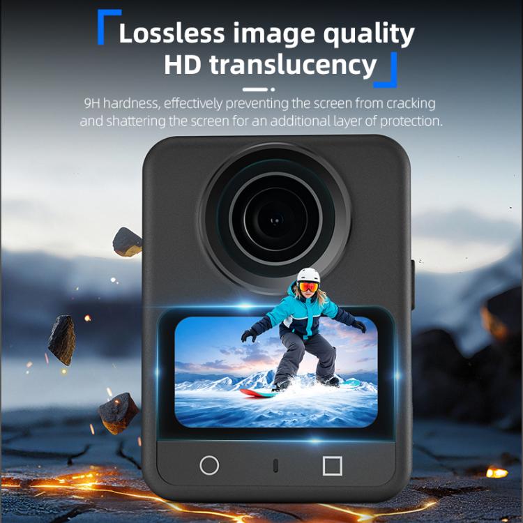 For DJI Osmo 360 STARTRC 2pcs HD Screen Tempered Glass Films(Transparent) - Protective Film & Stickers by STARTRC | Online Shopping UK | buy2fix
