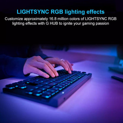 Logitech G515 LIGHTSPEED TKL Wireless Low-Profile Mechanical Gaming Keyboard, GX-L Mechanical Switches(Black) - Wireless Keyboard by Logitech | Online Shopping UK | buy2fix