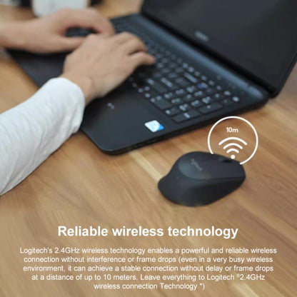 Logitech M275 1000dpi 2.4GHz Wireless Mouse with USB(Black) - Wireless Mice by Logitech | Online Shopping UK | buy2fix