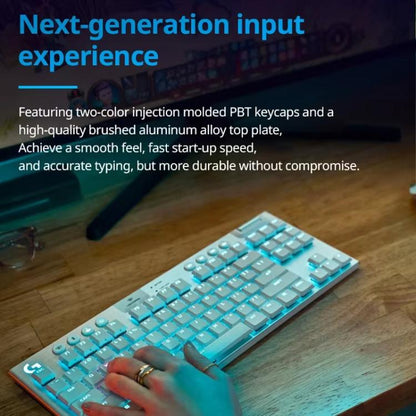 Logitech G915 X LIGHTSPEED TKL Low Profile Gaming Keyboard(Black Clicky) - Wireless Keyboard by Logitech | Online Shopping UK | buy2fix
