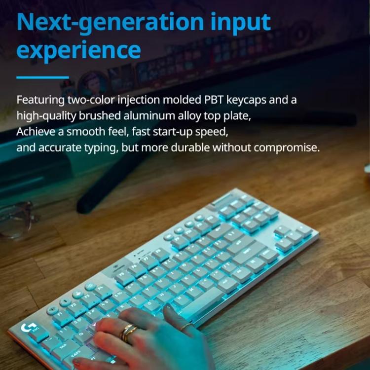 Logitech G915 X LIGHTSPEED TKL Low Profile Gaming Keyboard(Black Linear) - Wireless Keyboard by Logitech | Online Shopping UK | buy2fix