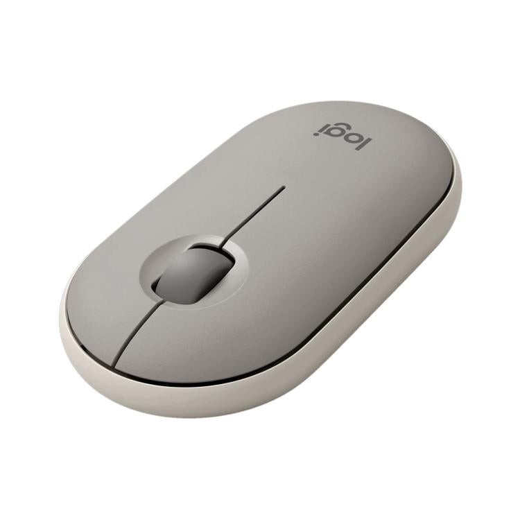 Logitech PEBBLE M350 1000DPI Ultra-Thin Dual-Mode Wireless Bluetooth Mouse(Grey) - Wireless Mice by Logitech | Online Shopping UK | buy2fix