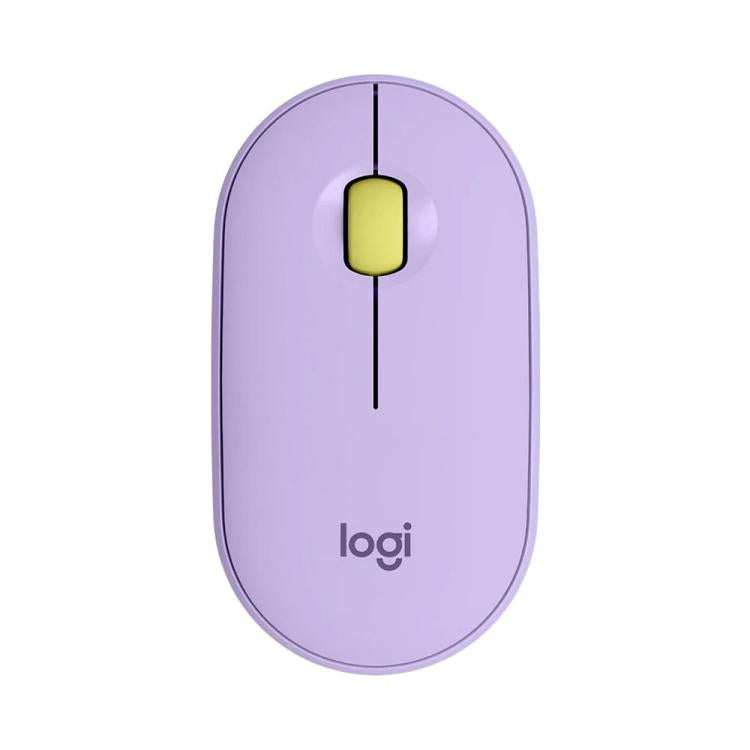Logitech PEBBLE M350 1000DPI Ultra-Thin Dual-Mode Wireless Bluetooth Mouse(Purple) - Wireless Mice by Logitech | Online Shopping UK | buy2fix