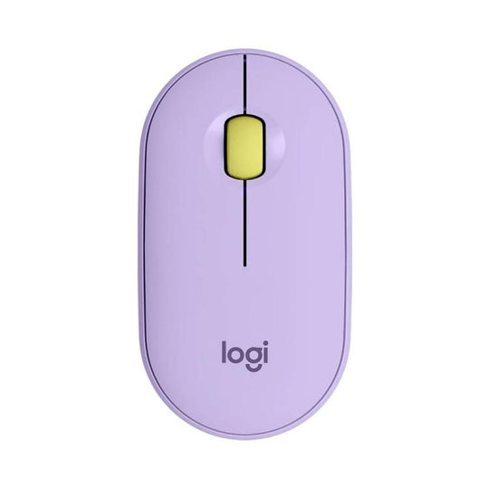 Logitech PEBBLE M350 1000DPI Ultra-Thin Dual-Mode Wireless Bluetooth Mouse(Purple)