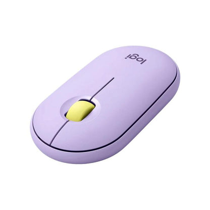Logitech PEBBLE M350 1000DPI Ultra-Thin Dual-Mode Wireless Bluetooth Mouse(Purple) - Wireless Mice by Logitech | Online Shopping UK | buy2fix