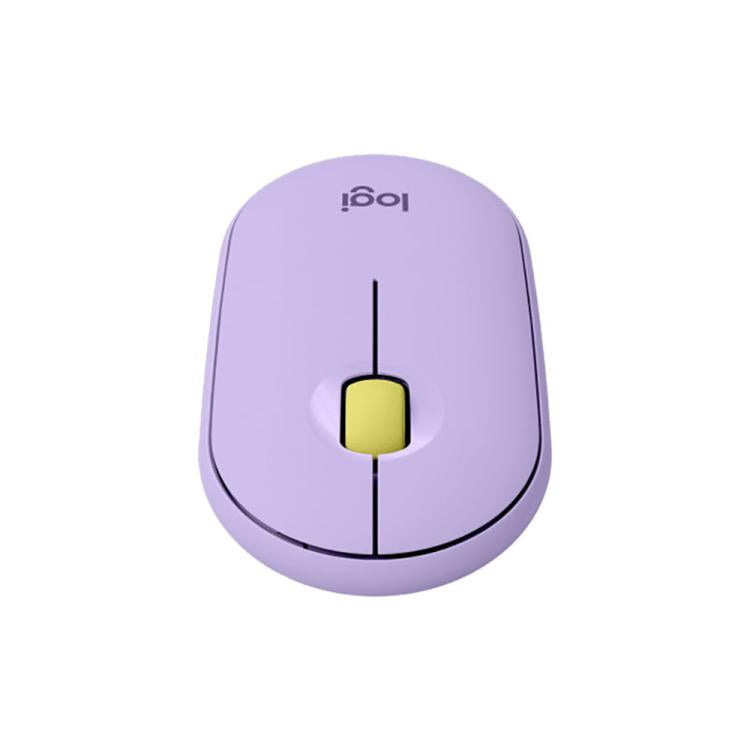 Logitech PEBBLE M350 1000DPI Ultra-Thin Dual-Mode Wireless Bluetooth Mouse(Purple) - Wireless Mice by Logitech | Online Shopping UK | buy2fix