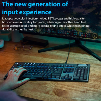 Logitech G915 X Wired Low Profile Gaming Keyboard(Black Tactile) - Wireless Keyboard by Logitech | Online Shopping UK | buy2fix
