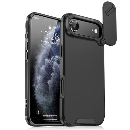 For iPhone Air Sliding Camshield TPU + PC Phone Case(Black) - iPhone Air Cases by buy2fix | Online Shopping UK | buy2fix