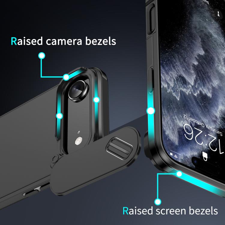 For iPhone Air Sliding Camshield TPU + PC Phone Case(Black) - iPhone Air Cases by buy2fix | Online Shopping UK | buy2fix