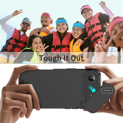 For iPhone Air Sliding Camshield TPU + PC Phone Case(Black) - iPhone Air Cases by buy2fix | Online Shopping UK | buy2fix