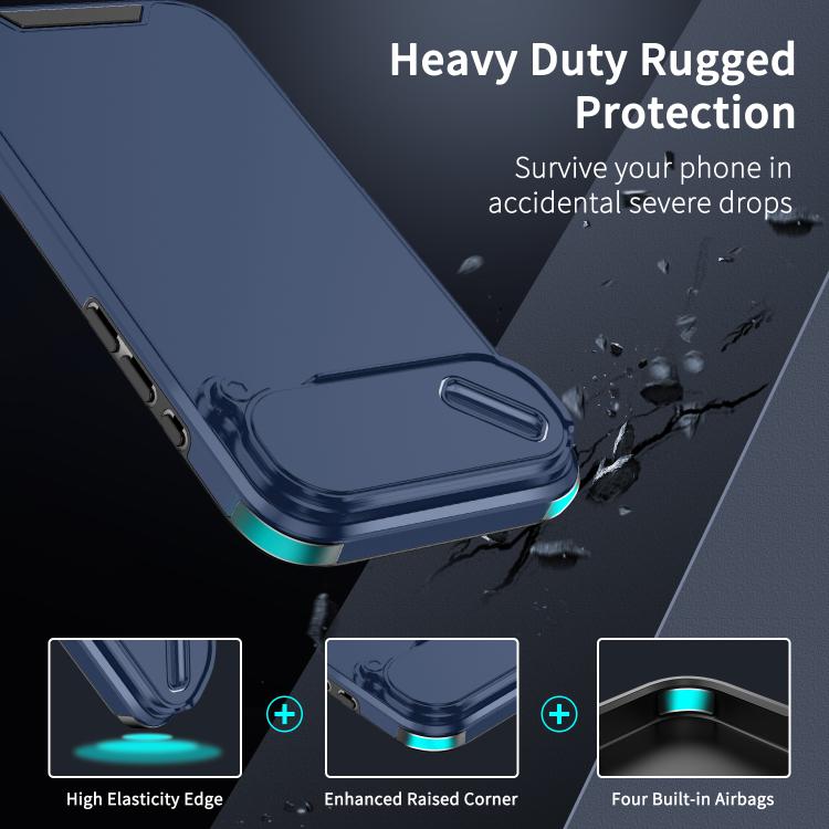 For iPhone Air Sliding Camshield TPU + PC Phone Case(Blue) - iPhone Air Cases by buy2fix | Online Shopping UK | buy2fix