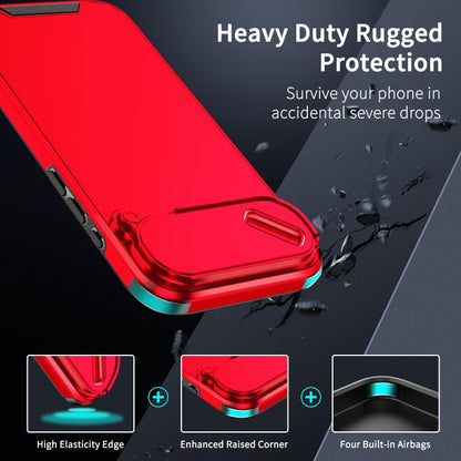 For iPhone Air Sliding Camshield TPU + PC Phone Case(Red) - iPhone Air Cases by buy2fix | Online Shopping UK | buy2fix