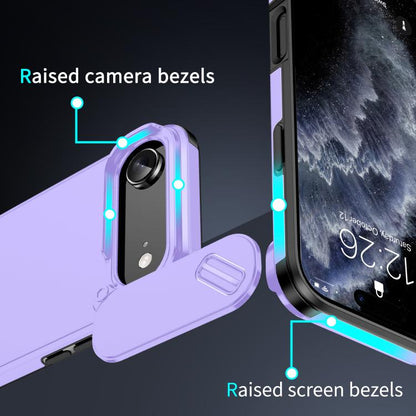 For iPhone Air Sliding Camshield TPU + PC Phone Case(Purple) - iPhone Air Cases by buy2fix | Online Shopping UK | buy2fix