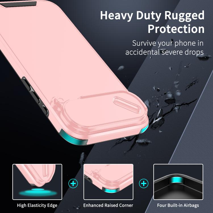 For iPhone Air Sliding Camshield TPU + PC Phone Case(Pink) - iPhone Air Cases by buy2fix | Online Shopping UK | buy2fix