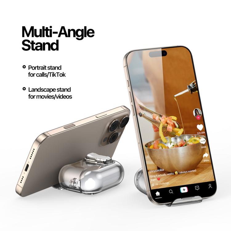 For AirPods Pro 2 DUX DUCIS PECR Series Holder & Security Lock Earphone Case(Transparent) - For AirPods Pro 2 by DUX DUCIS | Online Shopping UK | buy2fix