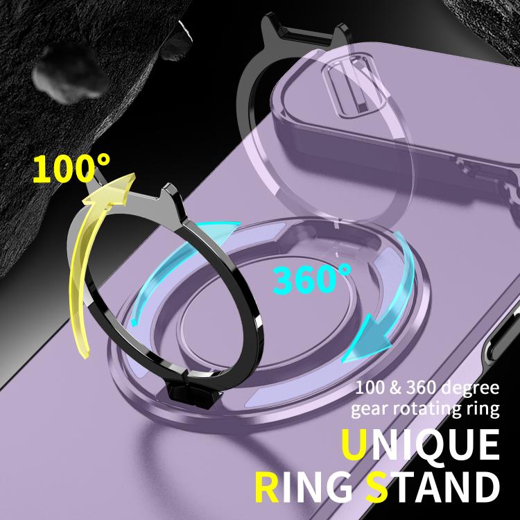 For iPhone Air Sliding Camshield Ring Holder Phone Case(Purple) - iPhone Air Cases by buy2fix | Online Shopping UK | buy2fix