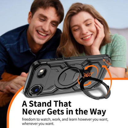 For iPhone Air Cooling MagSafe Holder Phone Case(Black) - iPhone Air Cases by buy2fix | Online Shopping UK | buy2fix