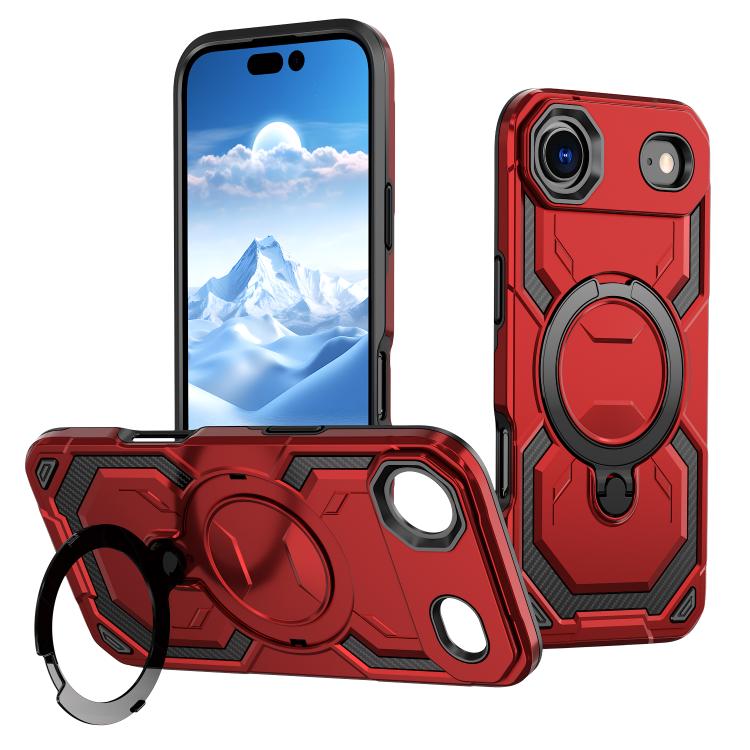 For iPhone Air Cooling MagSafe Holder Phone Case(Red) - iPhone Air Cases by buy2fix | Online Shopping UK | buy2fix