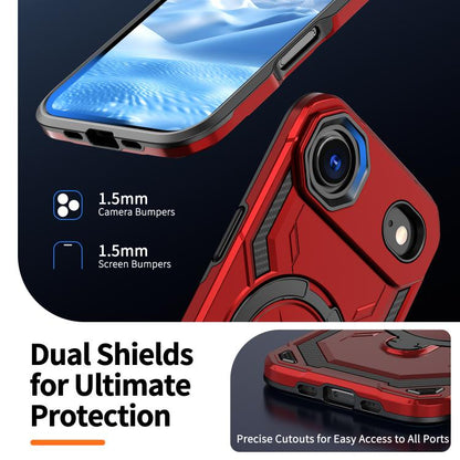 For iPhone Air Cooling MagSafe Holder Phone Case(Red) - iPhone Air Cases by buy2fix | Online Shopping UK | buy2fix