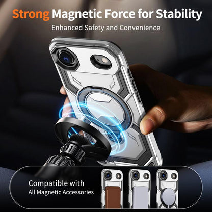 For iPhone Air Cooling MagSafe Holder Phone Case(Grey) - iPhone Air Cases by buy2fix | Online Shopping UK | buy2fix