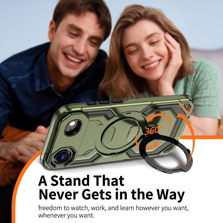 For iPhone Air Cooling MagSafe Holder Phone Case(Green) - iPhone Air Cases by buy2fix | Online Shopping UK | buy2fix