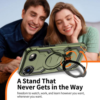 For iPhone Air Cooling MagSafe Holder Phone Case(Green) - iPhone Air Cases by buy2fix | Online Shopping UK | buy2fix