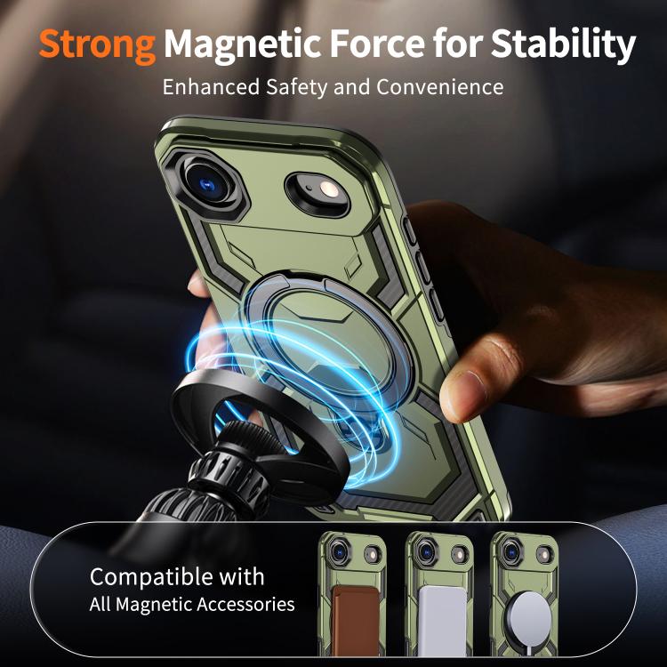 For iPhone Air Cooling MagSafe Holder Phone Case(Green) - iPhone Air Cases by buy2fix | Online Shopping UK | buy2fix