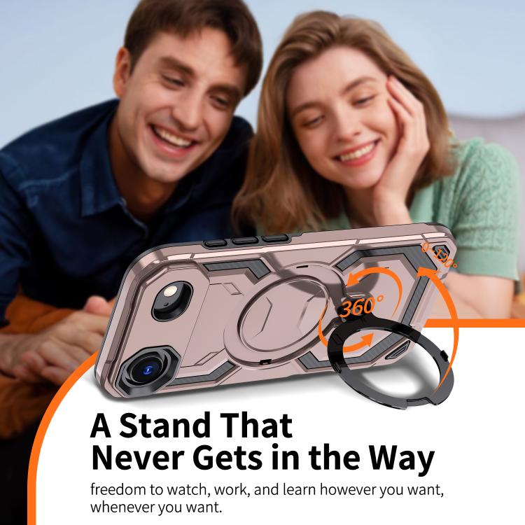 For iPhone Air Cooling MagSafe Holder Phone Case(Rose Gold) - iPhone Air Cases by buy2fix | Online Shopping UK | buy2fix