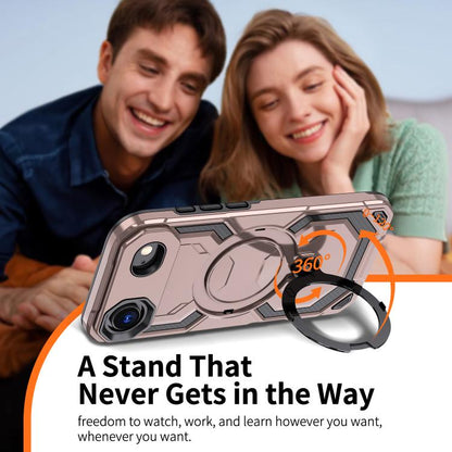 For iPhone Air Cooling MagSafe Holder Phone Case(Rose Gold) - iPhone Air Cases by buy2fix | Online Shopping UK | buy2fix