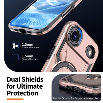 For iPhone Air Cooling MagSafe Holder Phone Case(Rose Gold) - iPhone Air Cases by buy2fix | Online Shopping UK | buy2fix