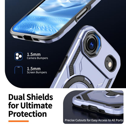 For iPhone Air Cooling MagSafe Holder Phone Case(Light Purple) - iPhone Air Cases by buy2fix | Online Shopping UK | buy2fix