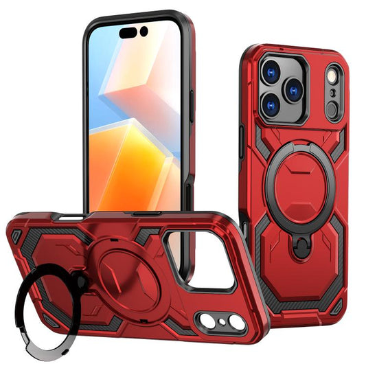 For iPhone 17 Pro Cooling MagSafe Holder Phone Case(Red) - iPhone 17 Pro Cases by buy2fix | Online Shopping UK | buy2fix