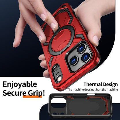 For iPhone 17 Pro Cooling MagSafe Holder Phone Case(Red) - iPhone 17 Pro Cases by buy2fix | Online Shopping UK | buy2fix