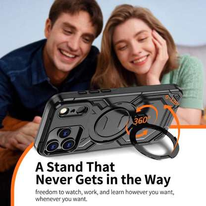 For iPhone 17 Pro Max Cooling MagSafe Holder Phone Case(Black) - iPhone 17 Pro Max Cases by buy2fix | Online Shopping UK | buy2fix