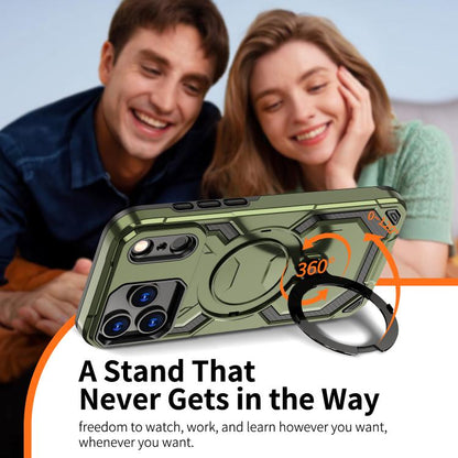 For iPhone 17 Pro Max Cooling MagSafe Holder Phone Case(Green) - iPhone 17 Pro Max Cases by buy2fix | Online Shopping UK | buy2fix