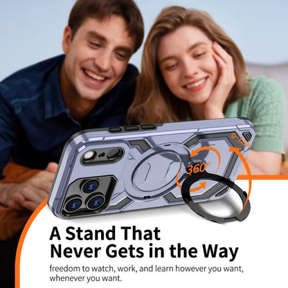 For iPhone 17 Pro Max Cooling MagSafe Holder Phone Case(Light Purple) - iPhone 17 Pro Max Cases by buy2fix | Online Shopping UK | buy2fix