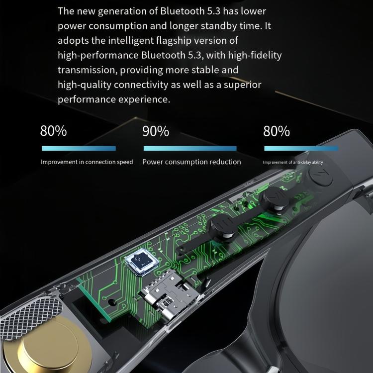 J100 Smart Audio Bluetooth Earphone Sunglasses - Bluetooth Earphone by buy2fix | Online Shopping UK | buy2fix