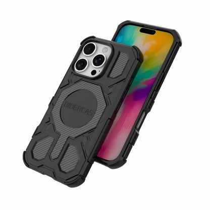 For iPhone 16 Pro BIBERCAS Real Color Series MagSafe Shockproof Phone Case(Pink) - iPhone 16 Pro Cases by BIBERCAS | Online Shopping UK | buy2fix