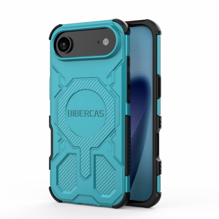 For iPhone 17 Air BIBERCAS Real Color Series MagSafe Shockproof Phone Case(Green) - iPhone 17 Air Cases by BIBERCAS | Online Shopping UK | buy2fix