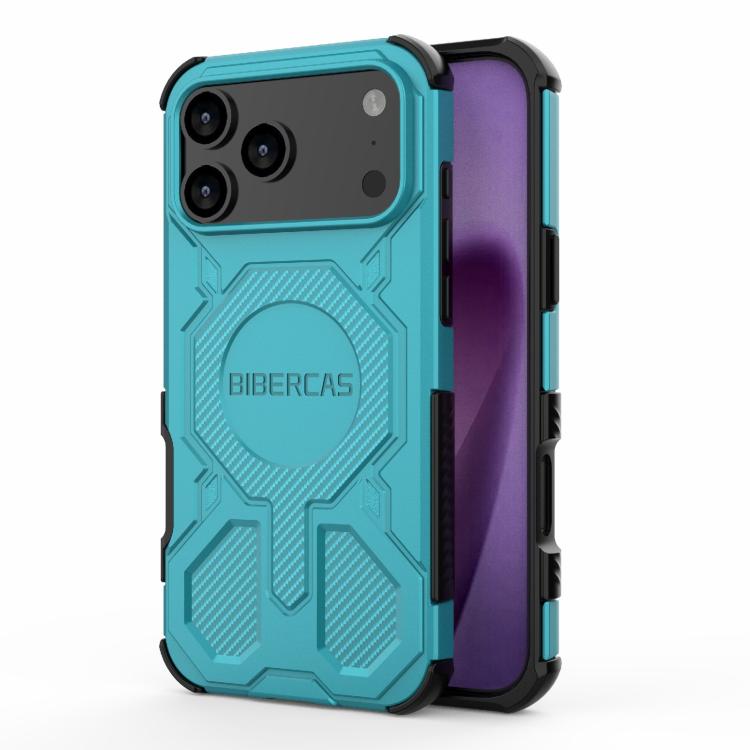 For iPhone 17 Pro Max BIBERCAS Real Color Series MagSafe Shockproof Phone Case(Green) - iPhone 17 Pro Max Cases by BIBERCAS | Online Shopping UK | buy2fix