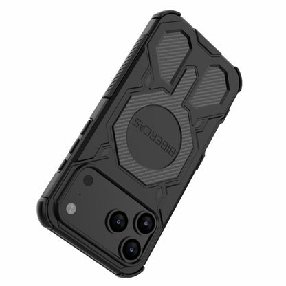 For iPhone 17 Pro Max BIBERCAS Real Color Series MagSafe Shockproof Phone Case(Black) - iPhone 17 Pro Max Cases by BIBERCAS | Online Shopping UK | buy2fix