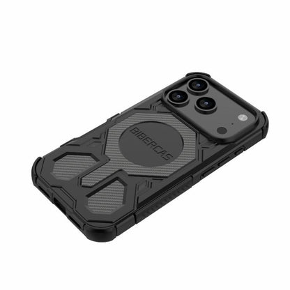 For iPhone 17 Pro BIBERCAS Real Color Series MagSafe Shockproof Phone Case(Blue) - iPhone 17 Pro Cases by BIBERCAS | Online Shopping UK | buy2fix