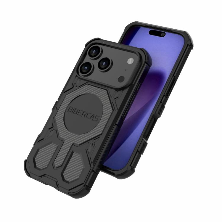 For iPhone 17 Pro BIBERCAS Real Color Series MagSafe Shockproof Phone Case(Blue) - iPhone 17 Pro Cases by BIBERCAS | Online Shopping UK | buy2fix