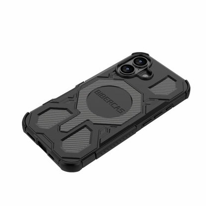 For iPhone 17 BIBERCAS Real Color Series MagSafe Shockproof Phone Case(Black) - iPhone 17 Cases by BIBERCAS | Online Shopping UK | buy2fix