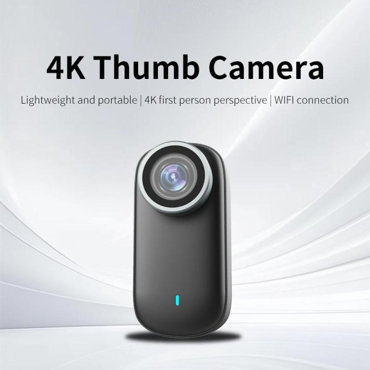 M10 4K Thumb Sports Camera Mini WiFi Camera without Screen, Specification:Simple Version(Black) - Sports Camera by buy2fix | Online Shopping UK | buy2fix