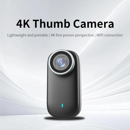 M10 4K Thumb Sports Camera Mini WiFi Camera without Screen, Specification:Simple Version(Black) - Sports Camera by buy2fix | Online Shopping UK | buy2fix