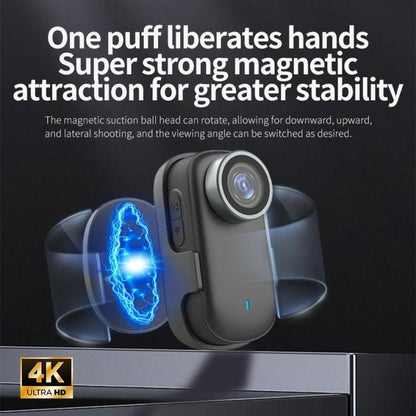M10 4K Thumb Sports Camera Mini WiFi Camera without Screen, Specification:Simple Version(Black) - Sports Camera by buy2fix | Online Shopping UK | buy2fix