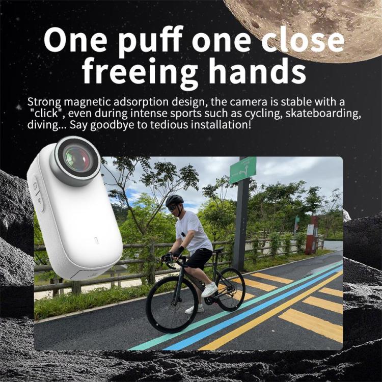 M11 4K Thumb Sports Camera Mini WiFi Camera with Screen, Specification:Standard Version(Black) - Sports Camera by buy2fix | Online Shopping UK | buy2fix